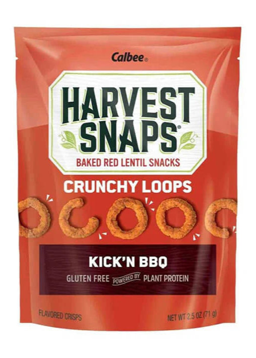 Harvest Snaps Red Lentil Snacks - Kick'N BBQ