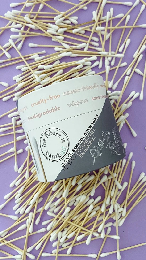 Cotton Swabs, On Bamboo