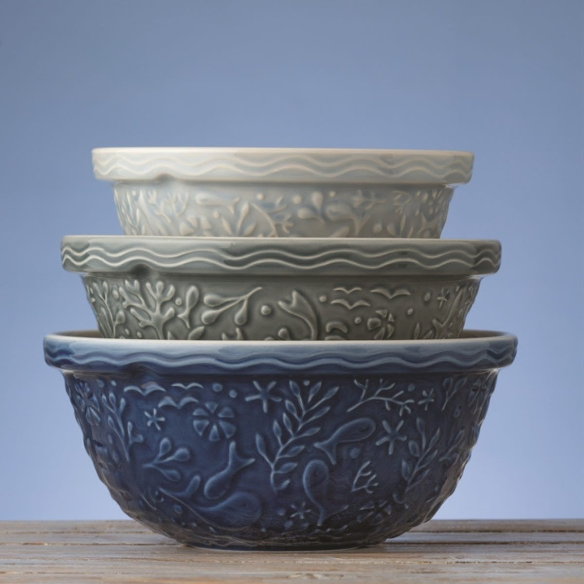 Mason Cash Nautical Mixing Bowl 2.7L Crab, Grey