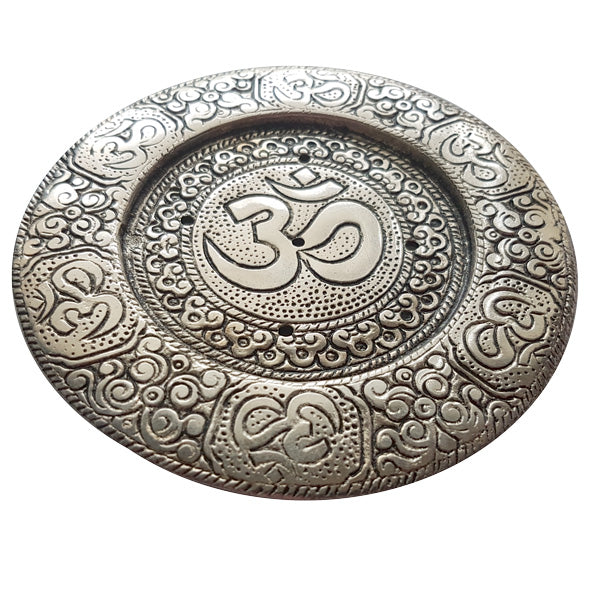 Metal Incense Holder - Om