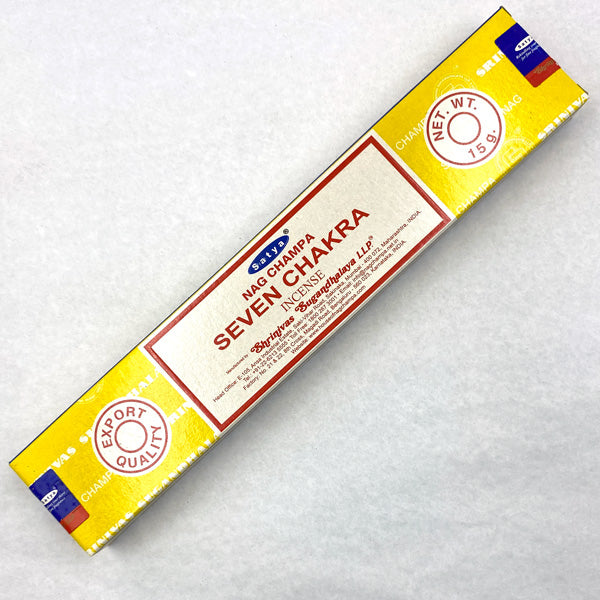 Satya Incense Sticks - Seven Chakra