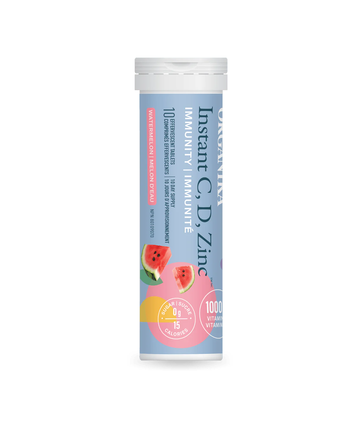 Organika Instant C, D, Zinc Immunity Watermelon