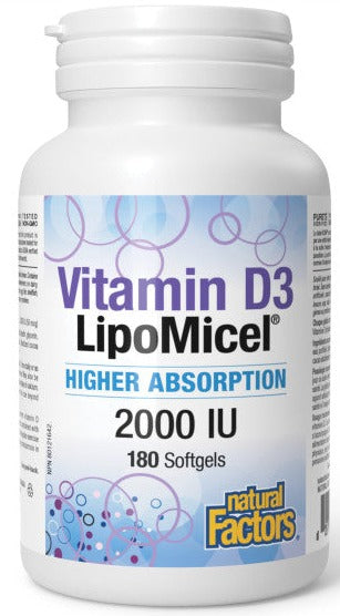 Vitamin D3 2000iu LipoMicel Softgels