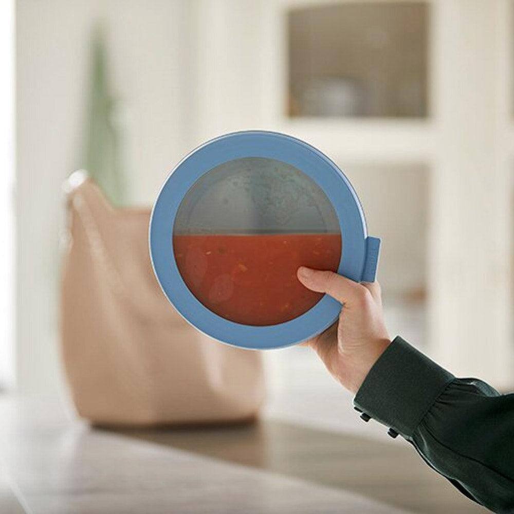 Mepal Cirqula Multi-Bowl Round Shallow, Vivid Blue, Set of 4