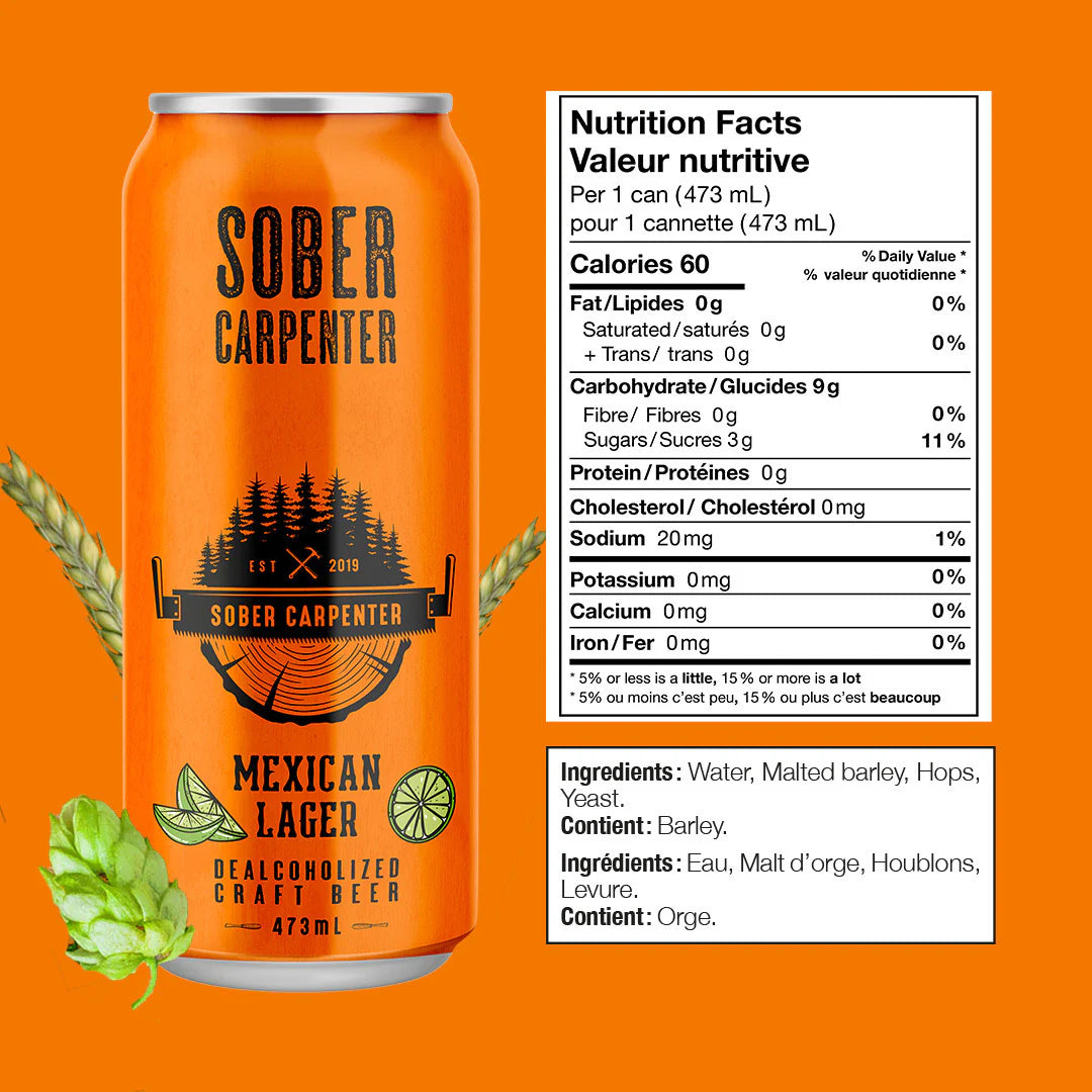 Sober Carpenter Non-Alcoholic Mexican Lager