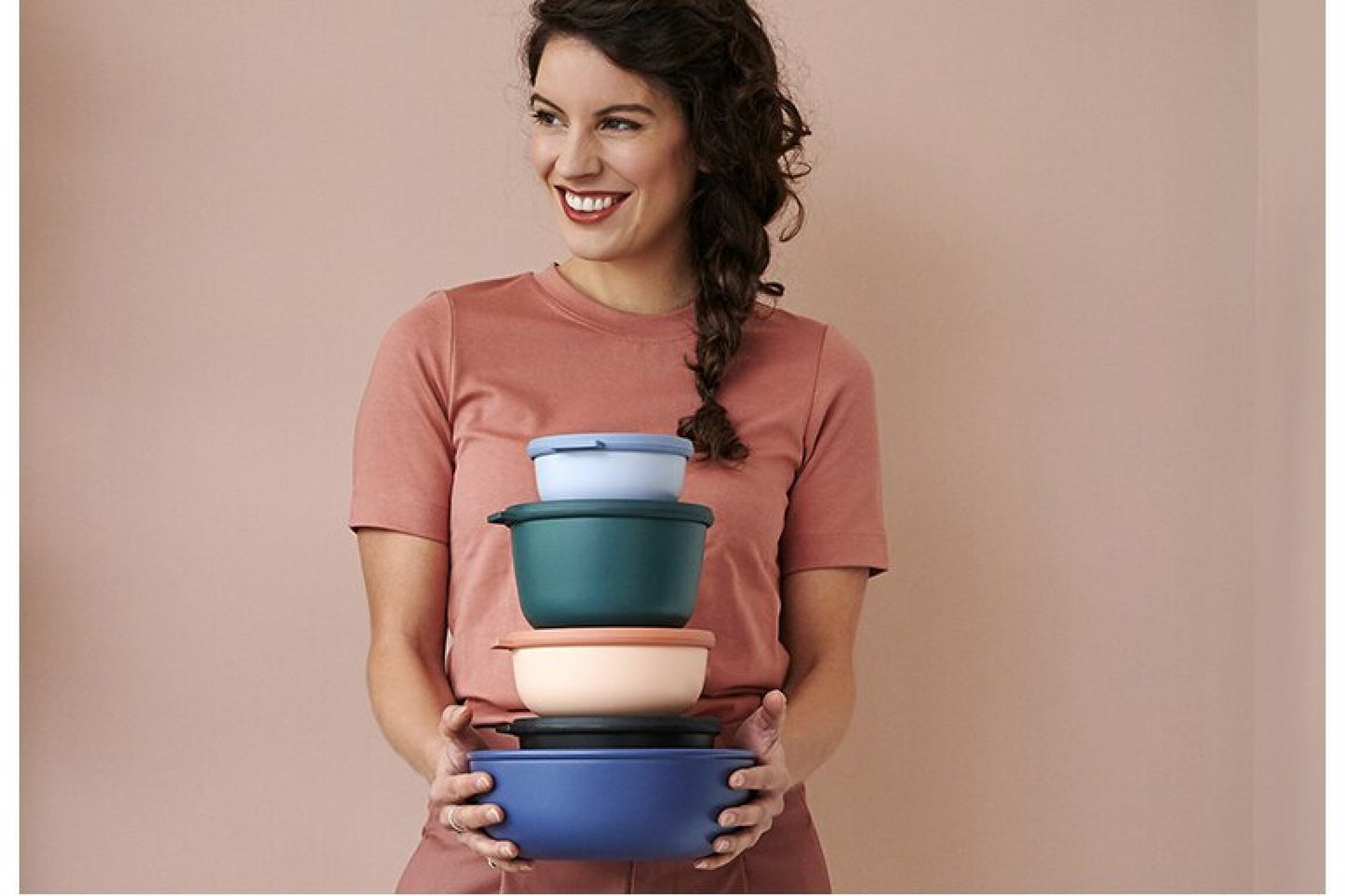 Mepal Cirqula Multi-Bowl Round 350ml Nordic Blue