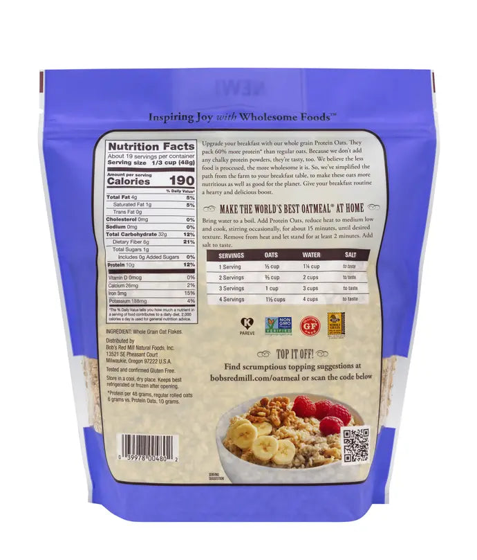Protein Oats Hot Cereal (GF)