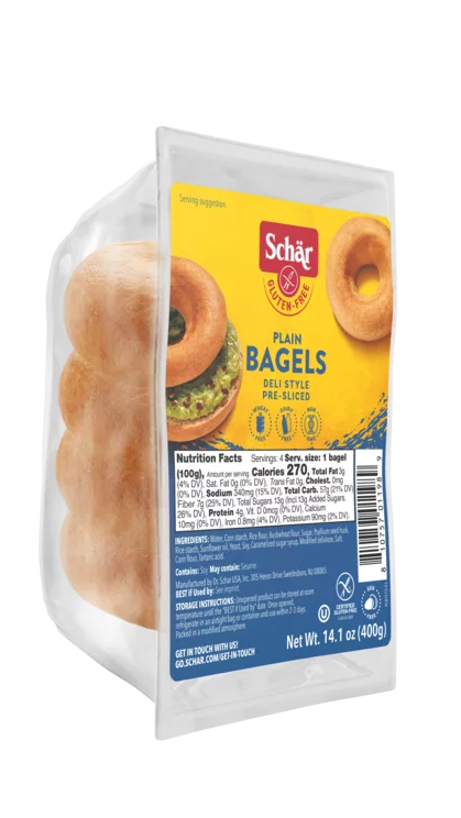 Schar Bagels, Plain (GF)