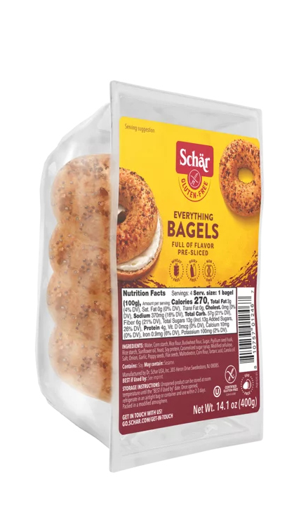 Schar Bagels, Everything (GF)
