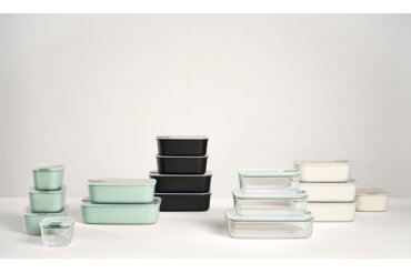 Mepal EasyClip Food Box Nordic White, Set of 3