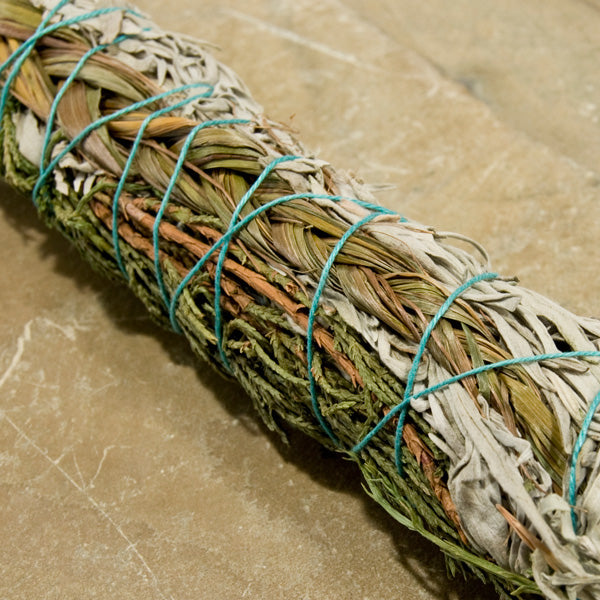 Cleansing Smudge Stick - Sage, Juniper and Sweetgrass