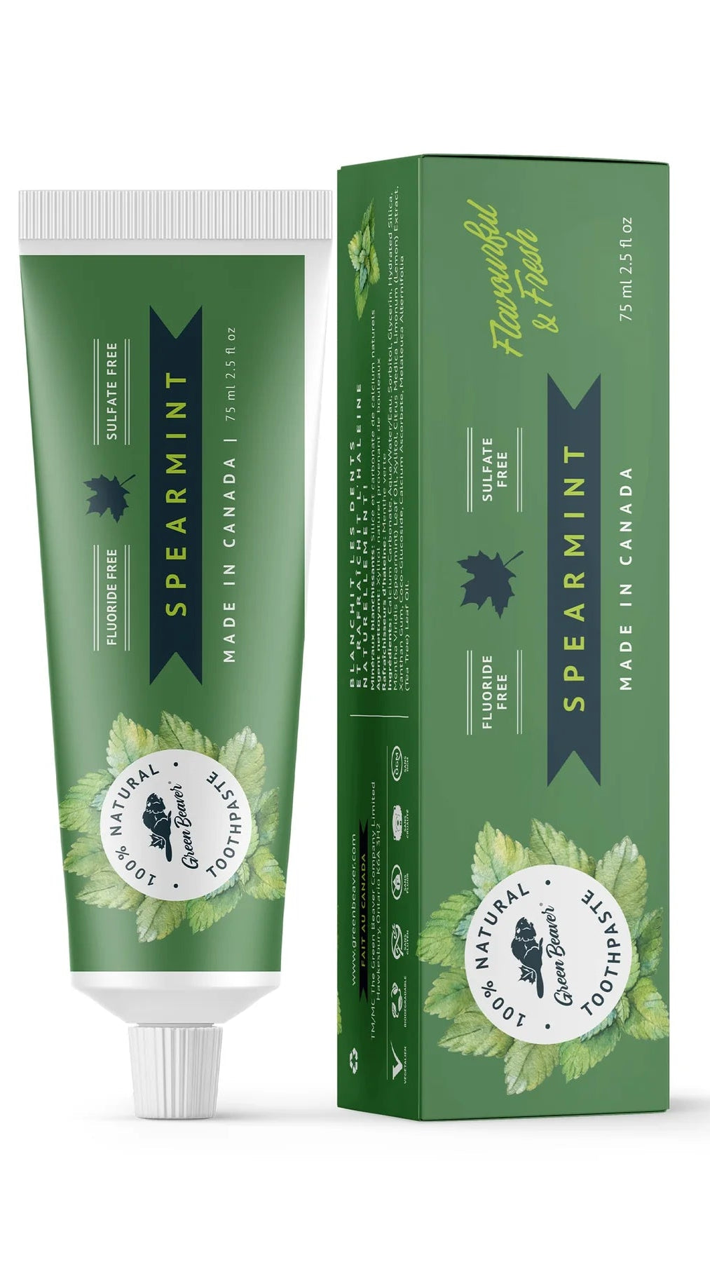 Green Beaver Toothpaste - Spearmint