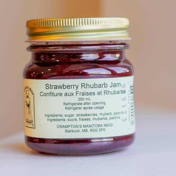 Crampton's Strawberry Rhubarb Jam, LOCAL