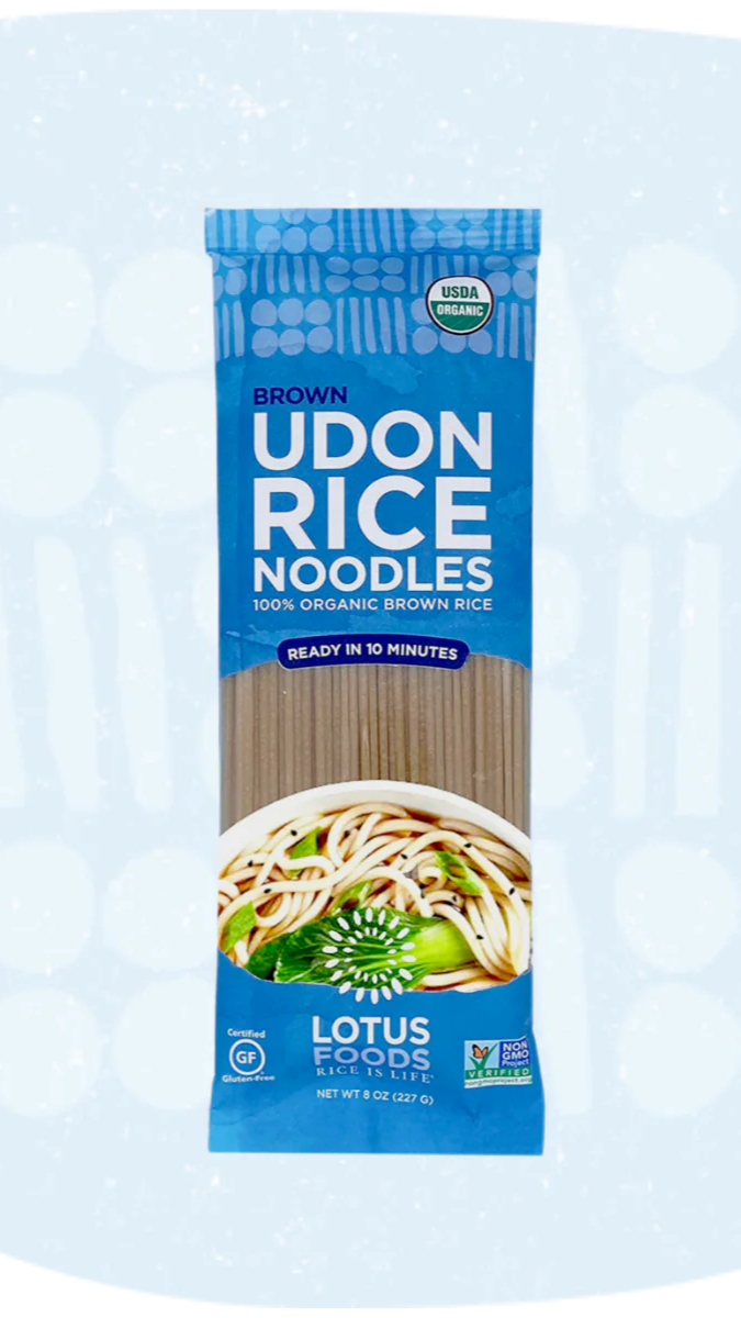 Lotus Brown Udon Rice Noodles (Org) (GF)