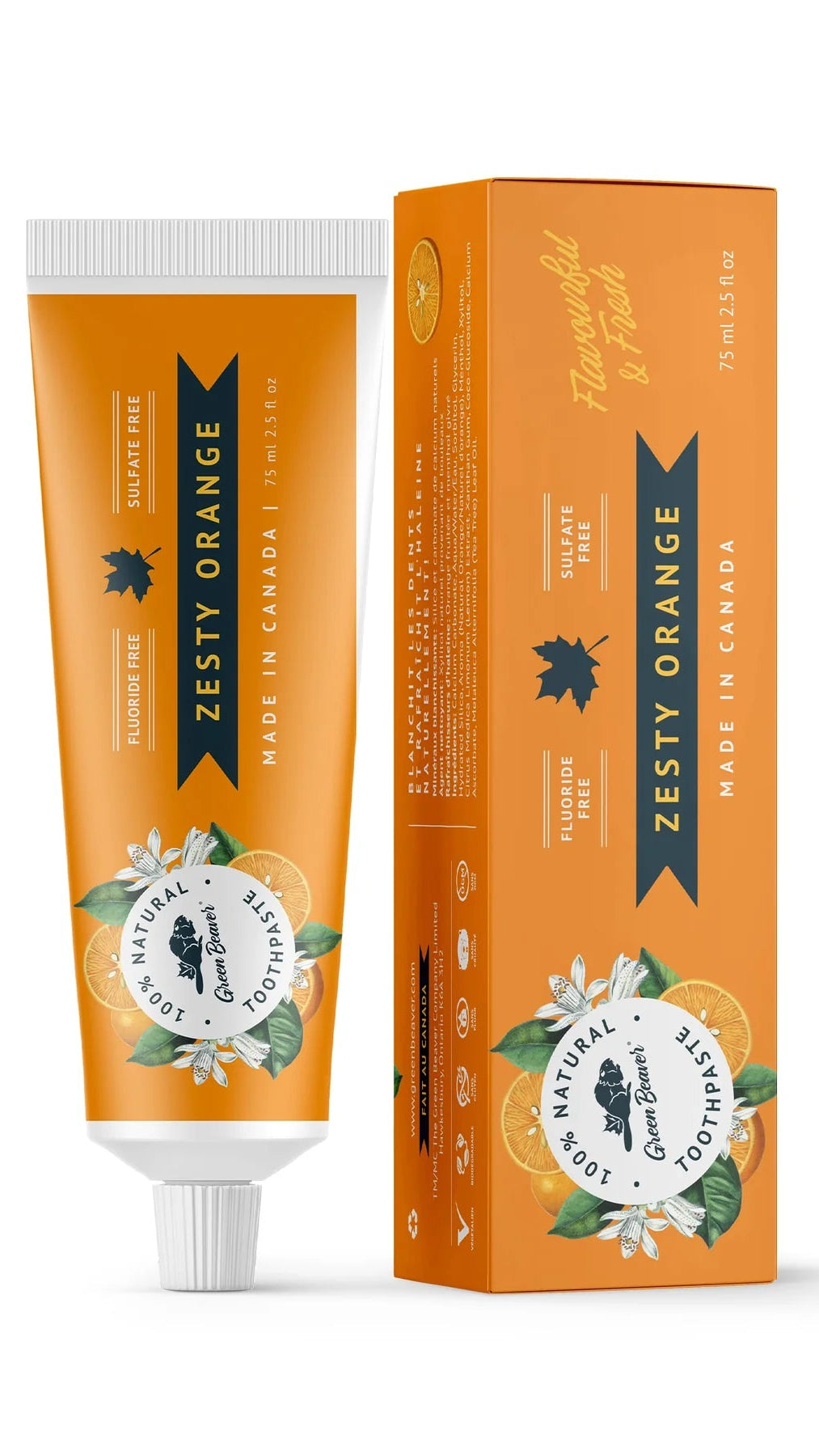 Green Beaver Toothpaste - Zesty Orange