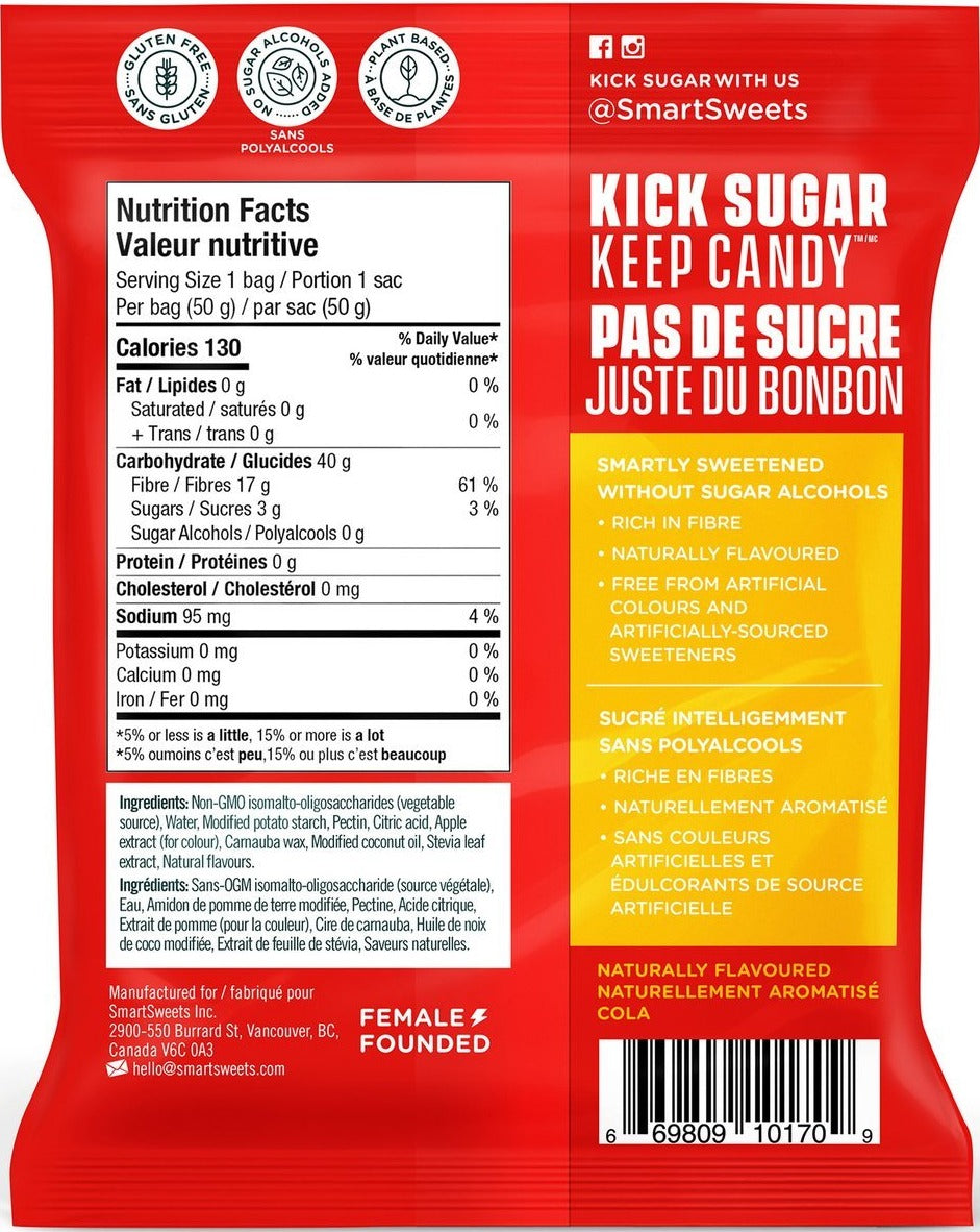 Smart Sweets Cola Gummies