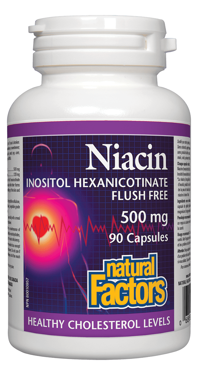Vitamin B3 Niacin, No Flush (Inositol Hexanicotinate)