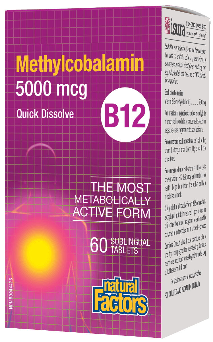 Vitamin B12 Methylcobalamin - 5000mcg