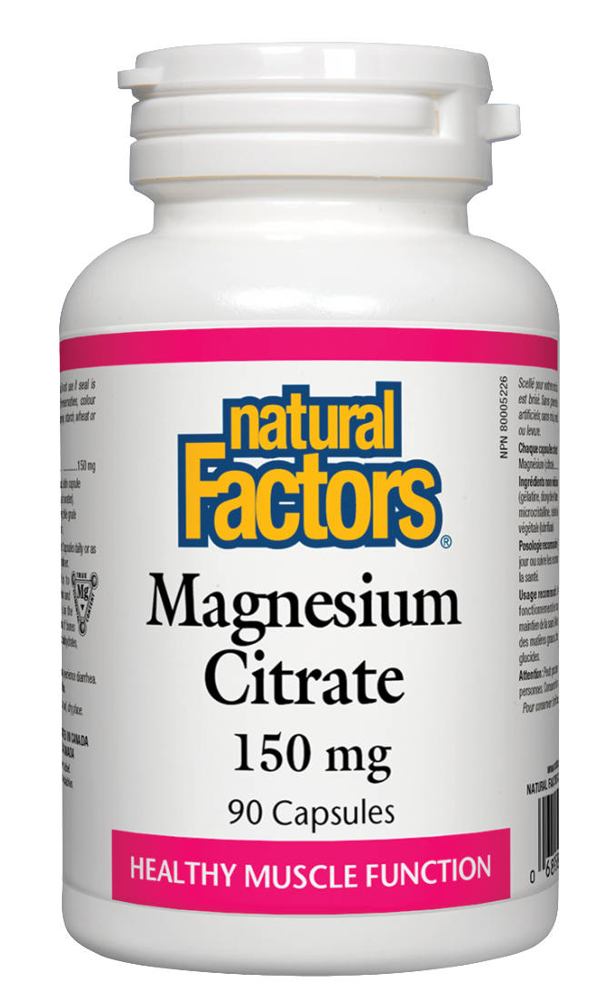 Magnesium Citrate 150mg 90 Capsules