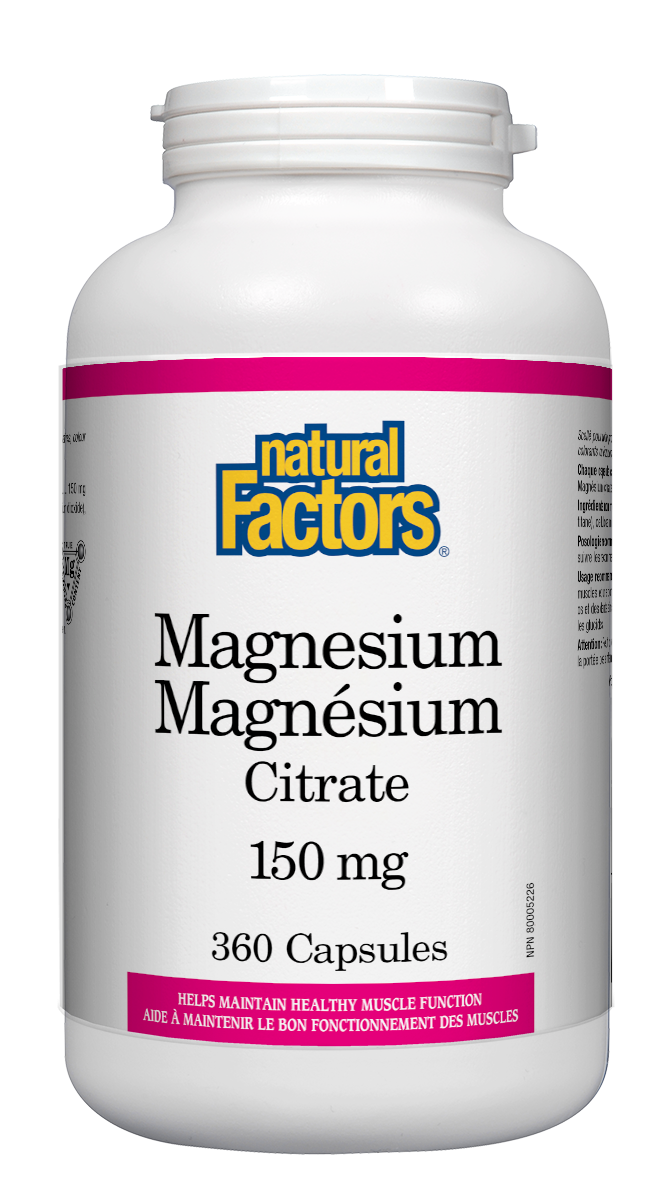 Magnesium Citrate 150mg 360 Capsules
