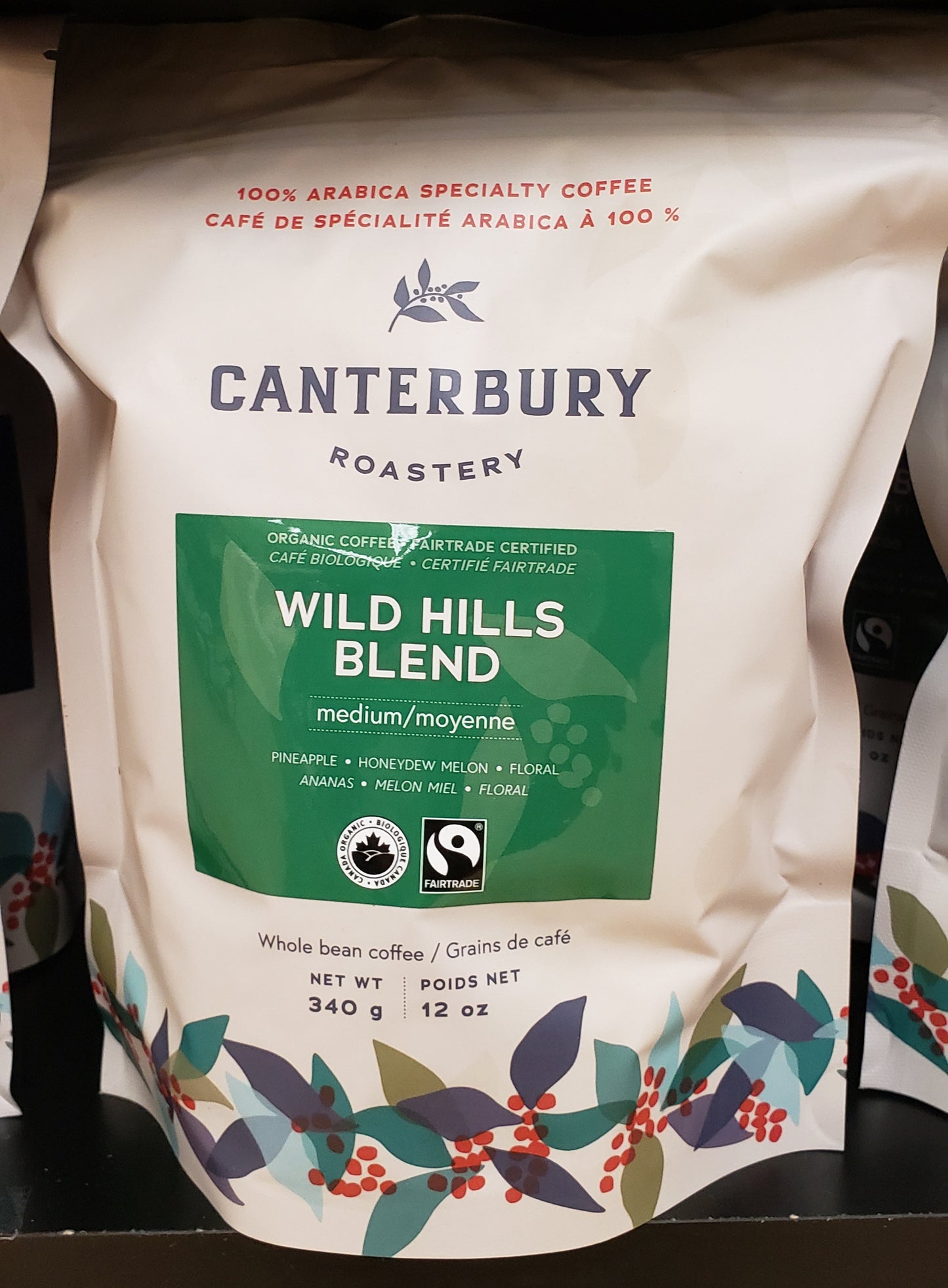 Canterbury Coffee Wild Hills Blend Medium 340g