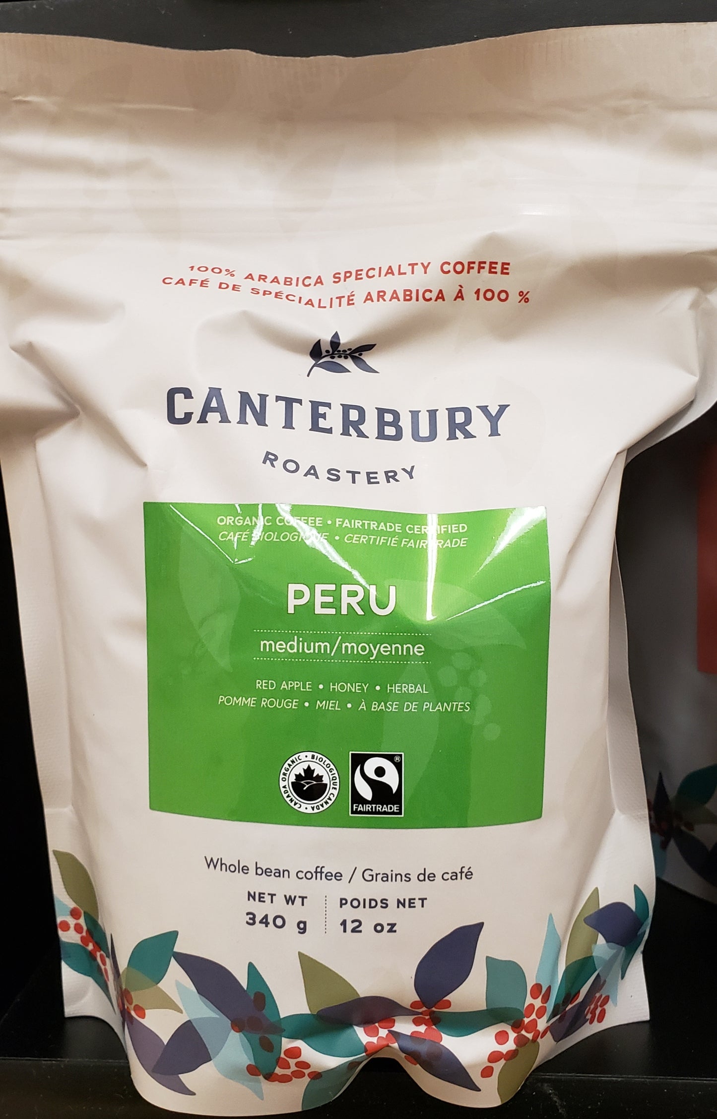 Canterbury Coffee Peru Medium 340g