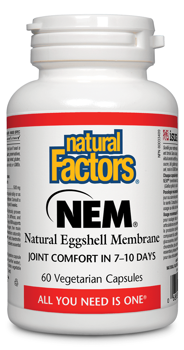 NEM® 500 mg · Natural Eggshell Membrane