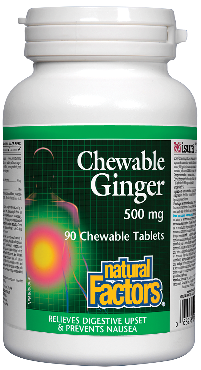 Ginger Root, Chewable Tablets