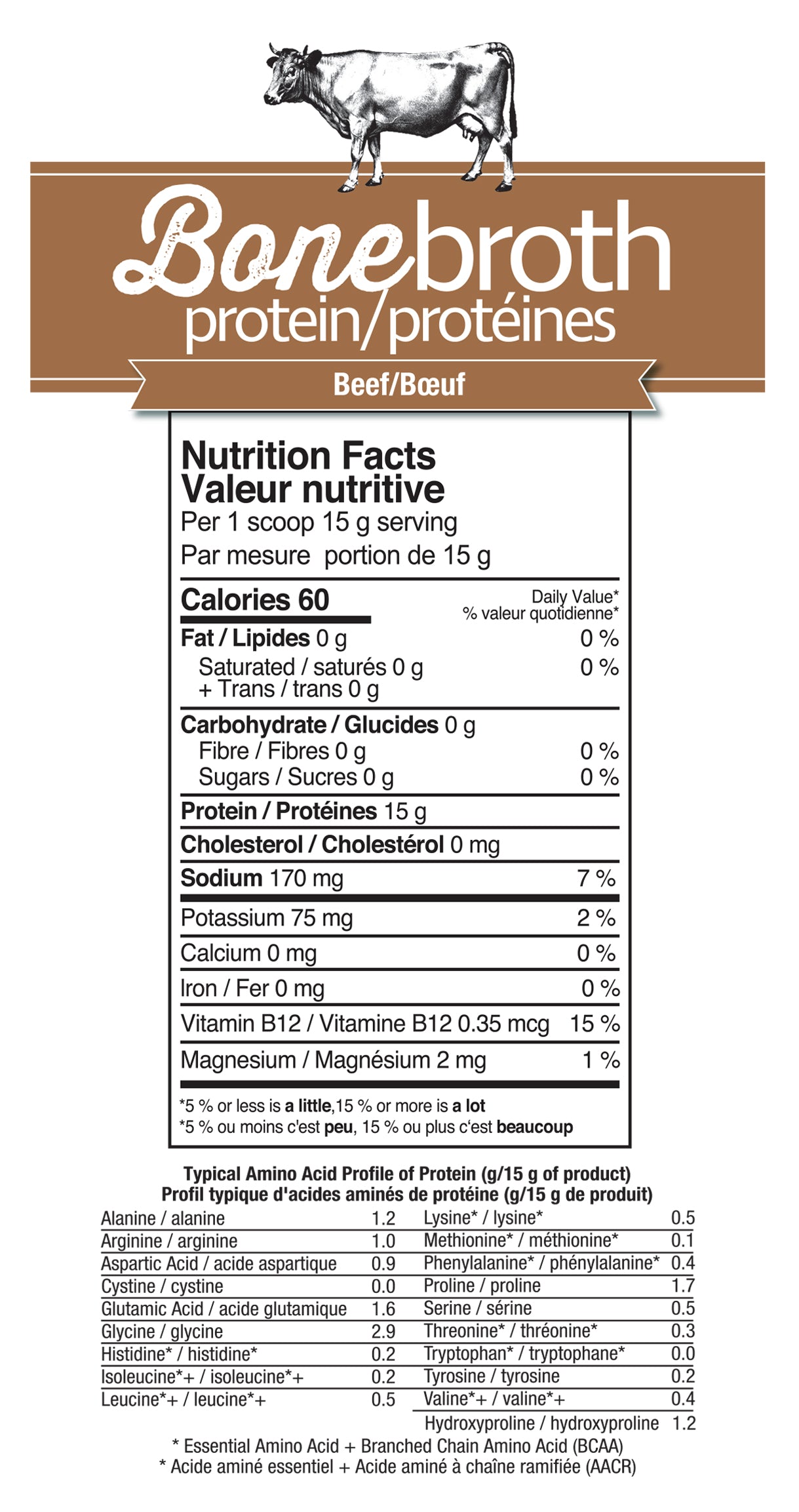 Bone Broth Protein - Organic Grass Fed Beef
