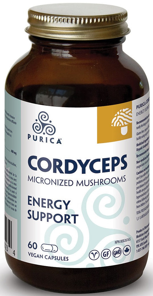 PURICA Cordyceps Micronized Mushroom Capsules