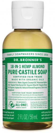 Castile Liquid Soap - Almond 59ml