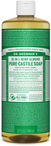 Castile Liquid Soap - Almond 946ml