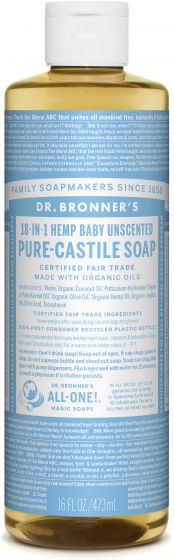 Castile Liquid Soap - Baby Unscented 473ml