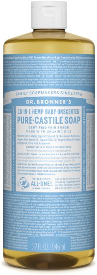 Castile Liquid Soap - Baby Unscented 946ml