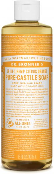 Castile Liquid Soap - Citrus Orange 473ml