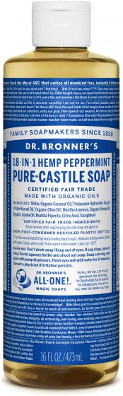 Castile Liquid Soap - Peppermint 473ml