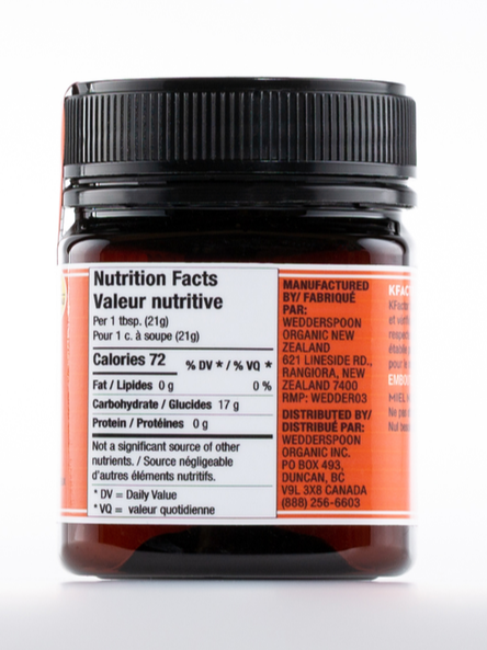 Raw Manuka Honey - KFACTOR 16 - 250g