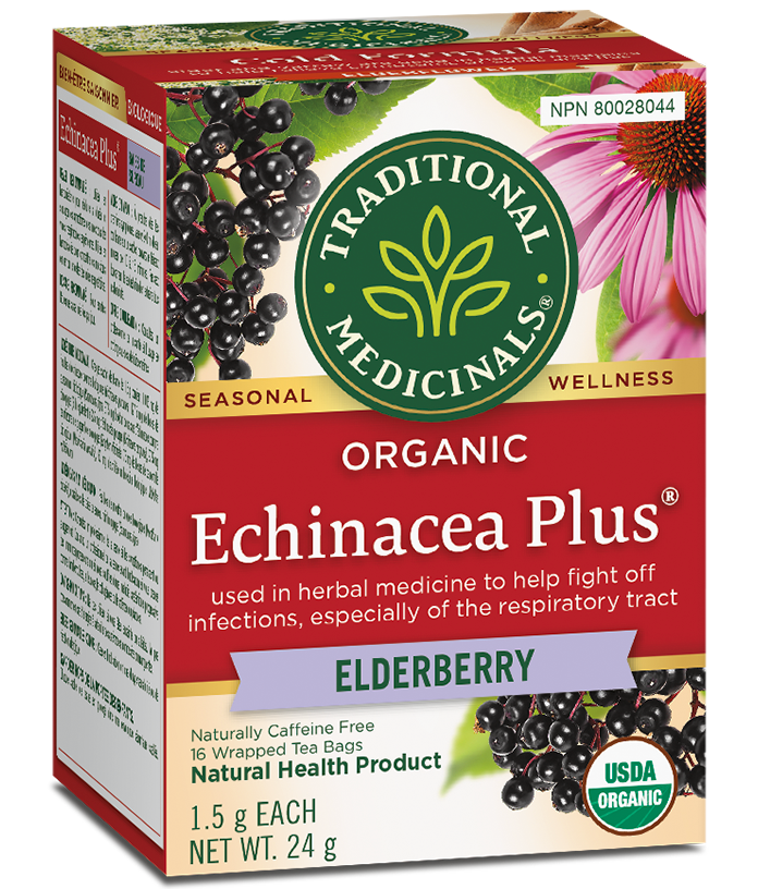 Echinacea Plus Elderberry Organic Herbal Tea