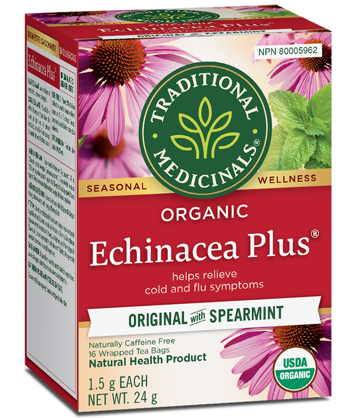 Echinacea Plus Spearmint Organic Herbal Tea