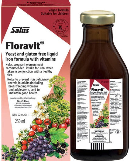 Floravit® Liquid Iron (Vegan, Gluten Free, Yeast Free)