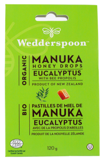Manuka Honey Drops - Eucalyptus with Bee Propolis