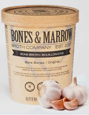 Bones & Marrow Broth, Roasted Garlic *FROZEN*