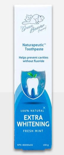 Green Beaver Naturapeutic Toothpaste - Extra Whitening Fresh Mint