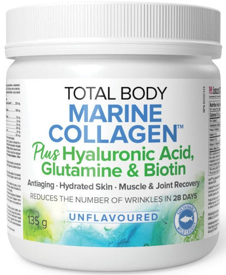 TOTAL BODY MARINE COLLAGEN™ with Hyaluronic Acid, Glutamine & Biotin