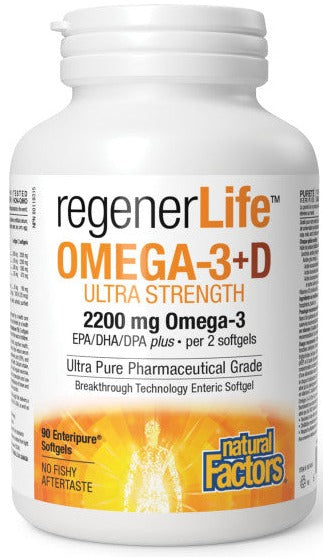 RegenerLife Omega-3 + Vitamin D Ultra Strength
