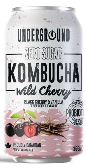 UnderGround Kombucha Wild Cherry