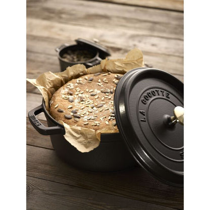 Staub la Cocotte Round Cast Iron, Black