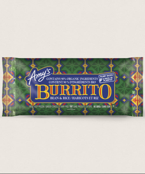 Amy's Burrito Bean & Rice (V) *FROZEN*