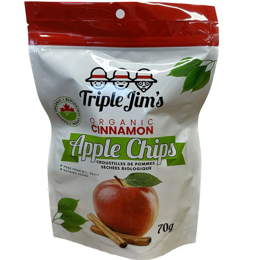 Apple Chips, Cinnamon, Organic