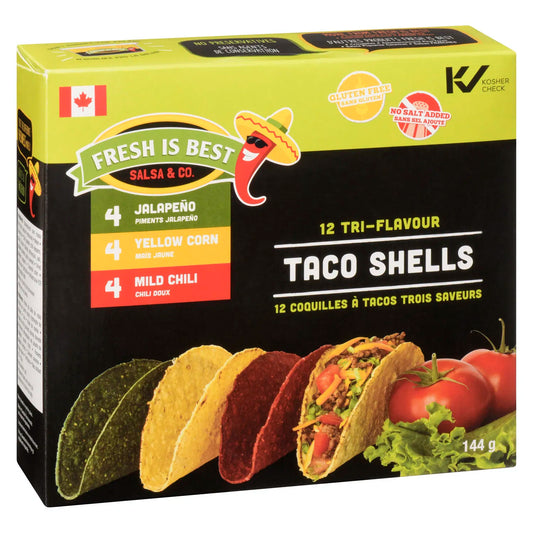 Fresh is Best Tri-Flavour Taco Shells